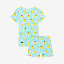 Posh Peanut Basic Short Sleeve & Short Length Pajama - Ducky