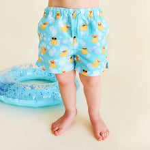 Posh Peanut Boys Swim Trunks - Ducky