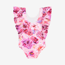 Posh Peanut One Piece Ruffled Flutter Sleeve Swimsuit - Amira
