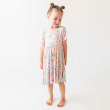 Posh Peanut Short Sleeve Basic Twirl Dress - Estelle
