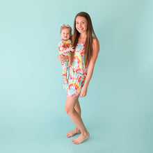 Posh Peanut Footie Ruffled Zippered One Piece - Totally Tie Dye