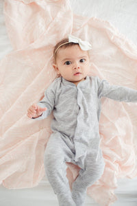 Loulou Lollipop Luxe Muslin Swaddle - Pink Mudcloth - Bloom Kids Collection - Loulou Lollipop
