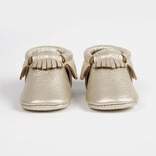 Freshly Picked Platinum Moccasins - Bloom Kids Collection - Freshly Picked