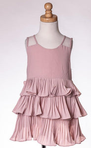 ML Kids Tiered Ruffle Tunic - Blush - Bloom Kids Collection - ML Kids