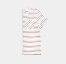 Miles the Label Sandstone Dobby Striped T-Shirt