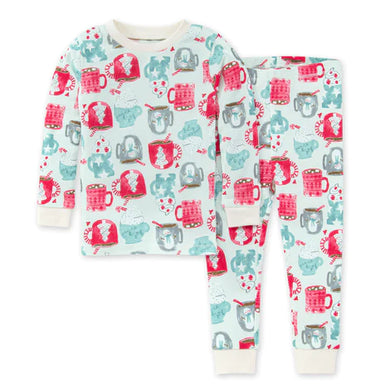 Burt's Bees Mugs of Happiness Tee & Pant PJ Set