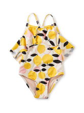 Tea Collection Flutter One-Piece Swimsuit - Lemon Drop