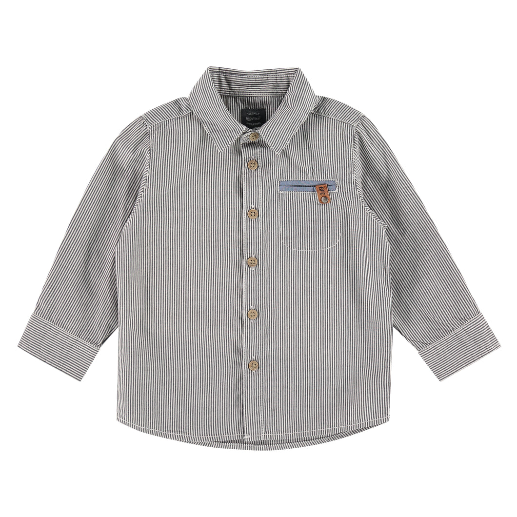 Babyface Boys Button Up - Grey