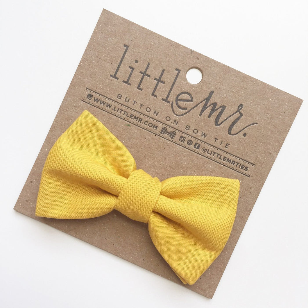 Little Mister Bow Tie - Mustard - Bloom Kids Collection - Little Mister