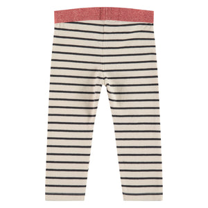 Babyface Girls Stripe Legging - Ivory