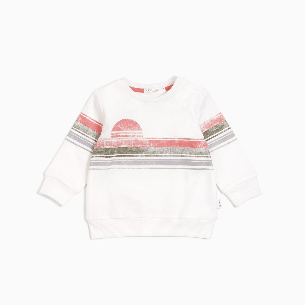 Miles Baby Lakeview Sweatshirt - Off White