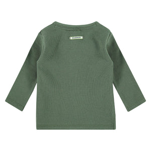 Babyface Baby Boy Long Sleeve Thermal Tee - Army