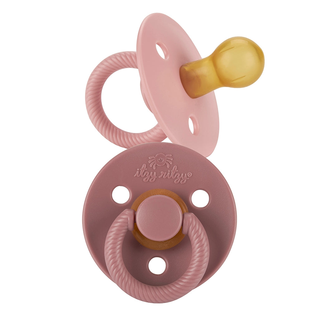 Itzy Ritzy Itzy Soother™ Natural Rubber Pacifier Sets - Pink