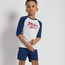 Miles Baby Miles Sandlot Raglan Baseball Tee