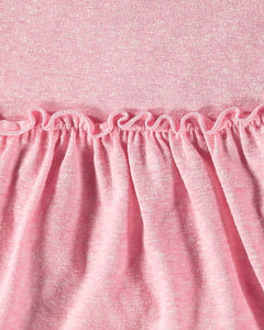 Splendid Baby Girl Melange Slub Dress - Barefoot Pink - Bloom Kids Collection - Splendid