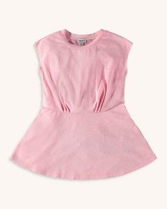 Splendid Toddler Girl Melange Slub Dress - Barefoot Pink - Bloom Kids Collection - Splendid