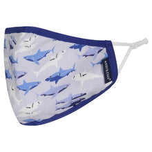 Andy & Evan 8 Pack Face Masks - 3 Layer with Filter Pocket - Assorted Family Pack - Shark/Butterfly